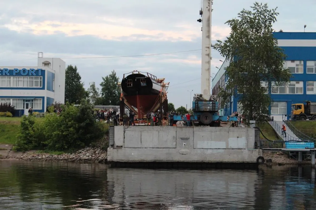 Долгожданный спуск "Леди Л"!