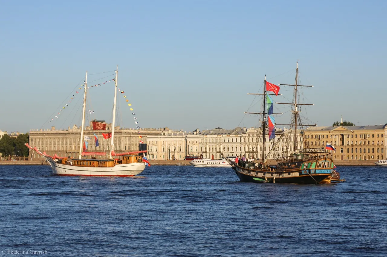 Суда и яхты Фонда на Морском Фестивале у стен Петропавловской крепости 14-15 августа 2015 г.