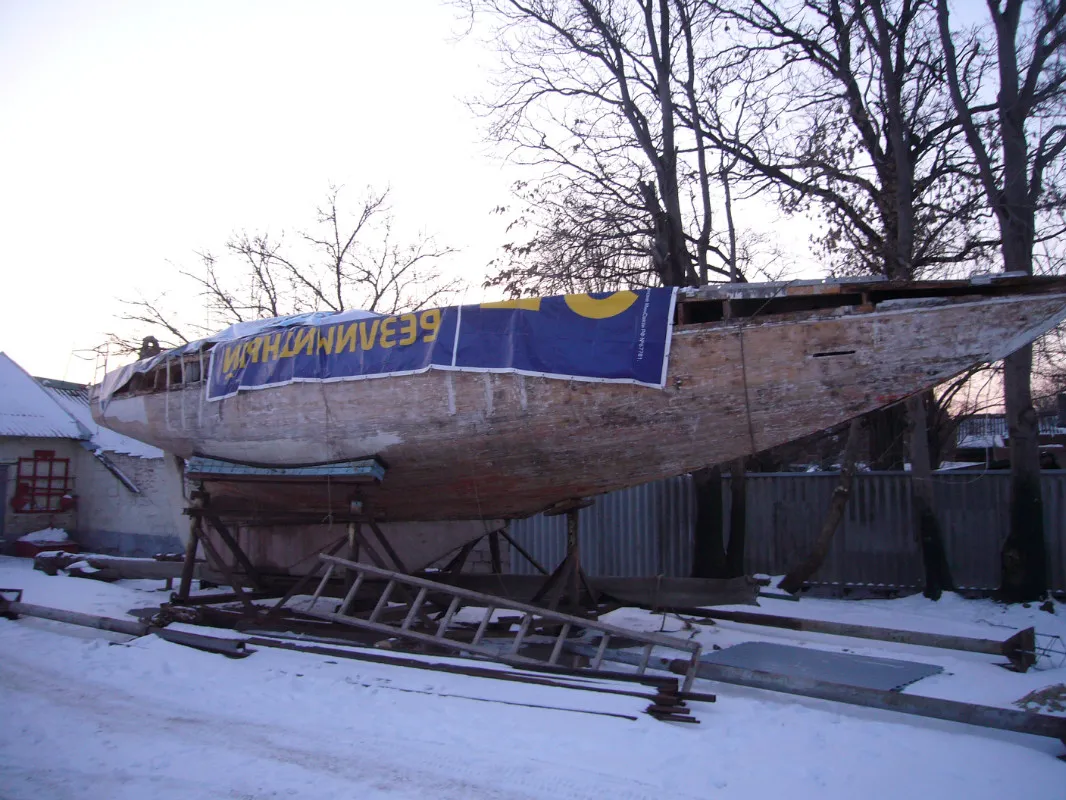 Яхта "Балтика" (Марти) в марте 2015