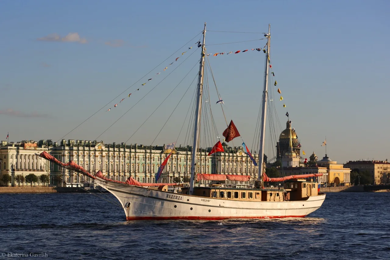 Суда и яхты Фонда на Морском Фестивале у стен Петропавловской крепости 14-15 августа 2015 г.