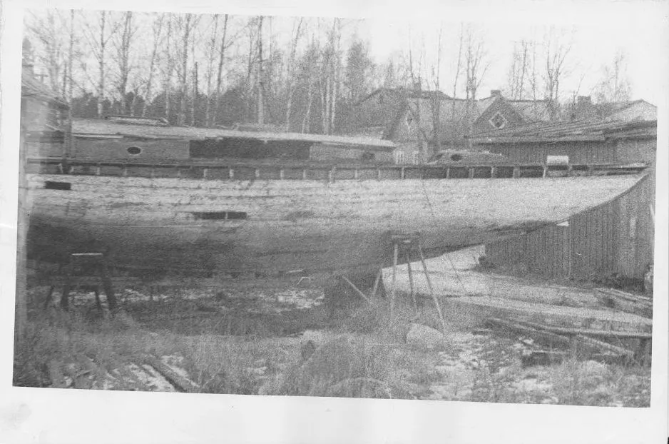 Яхта "Балтика" (Марти) в Приморске 1968 год