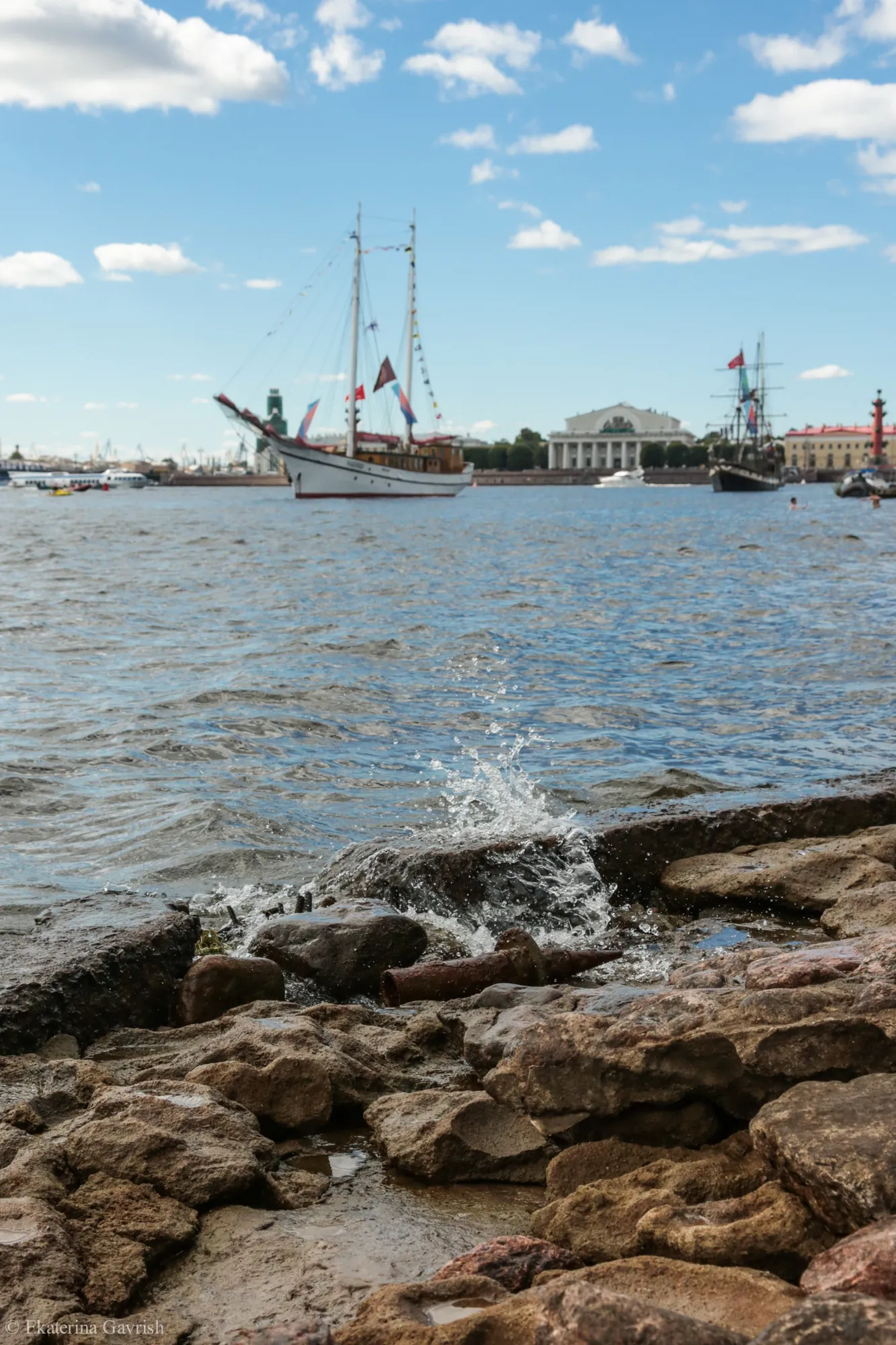 Суда и яхты Фонда на Морском Фестивале у стен Петропавловской крепости 14-15 августа 2015 г.