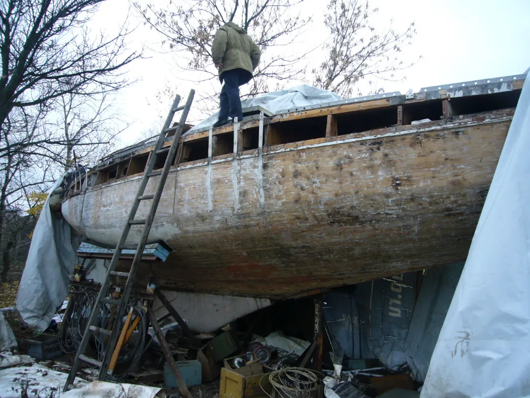 Яхта "Балтика" (Марти) в марте 2015
